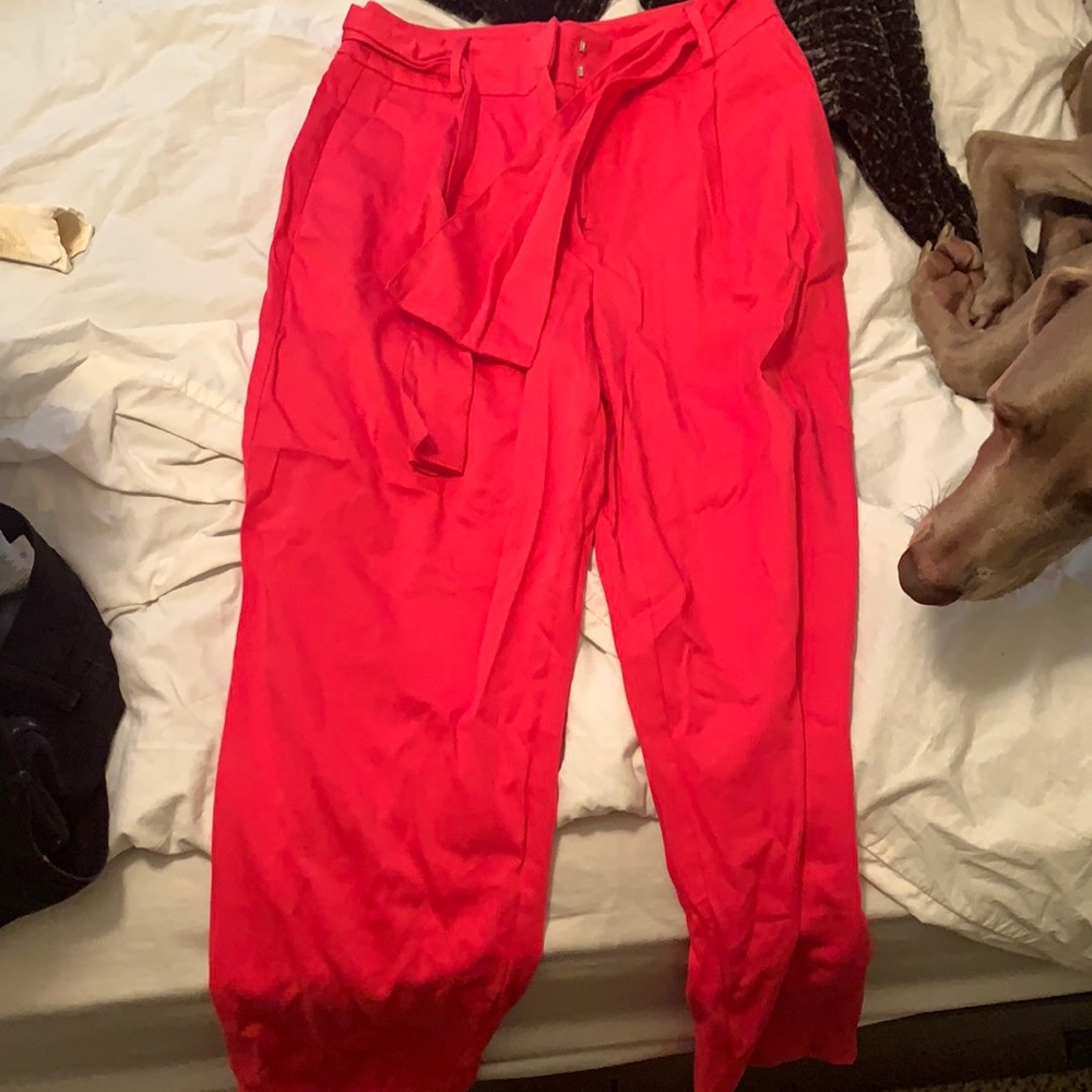 Hot pink Zara work pants